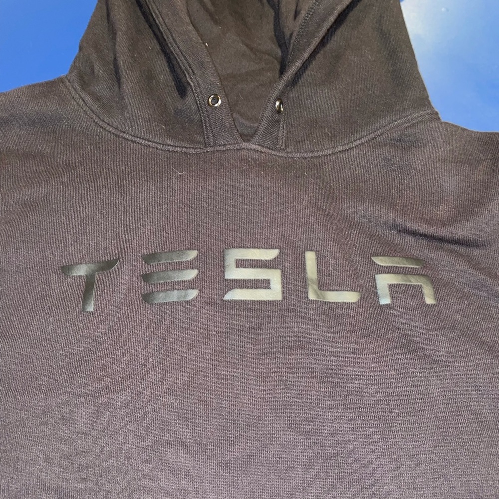 TESLA black hoodie